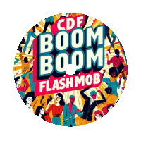 a cd that says cdf boom boom flashmob