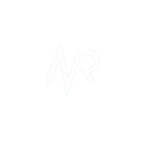 a white background with a letter n and r on it