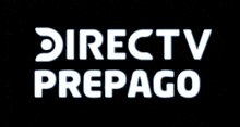 a black background with white text that says directv prepago