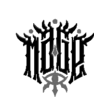 a black and white logo that says ' mage ' on a white background