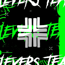 a black and green poster with a white logo and the words levers tea