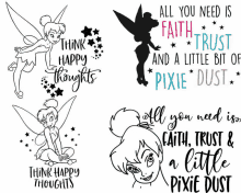 tinkerbell is a fairy from the disney movie tinkerbell with a lot of quotes .