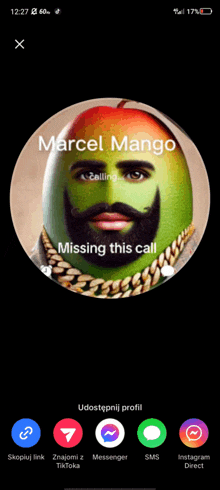 marcel mango is missing this call on the phone screen