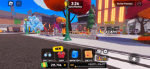 a screenshot of a video game with the time 3:26 on the screen