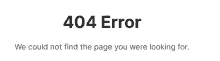 a 404 error message is displayed on a website