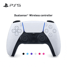 a ps5 dualsense wireless controller is available in many colors