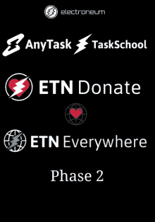 a poster for any task taskschool etn donate etn everywhere phase 2