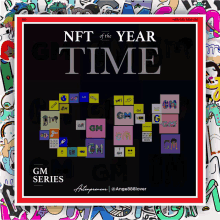 a poster for the nft of the year time series