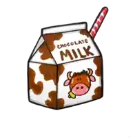 a carton of chocolate milk with a cow on the front