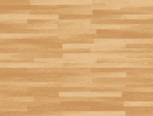 a close up of a wooden floor with a basketball court pattern