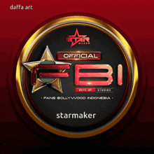 a logo for official fbi fans bollywood indonesia starmaker