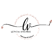 a logo for leticia viveiros manicure and pedicure is shown