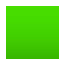 a bright green square on a white background