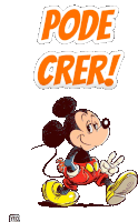 a picture of mickey mouse with the words pode crer