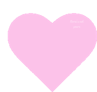 a pink heart on a white background with the words " sonic a not yours " below it