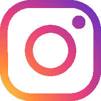 the instagram logo has a purple and orange gradient