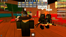 a screenshot of a roblox game with bunny gato and cat in the background