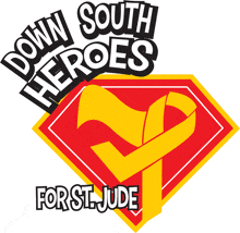 a logo for down south heroes forst jude