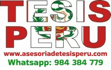 a logo for a company called tesis peru with a flag on it .