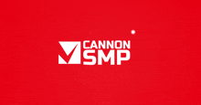 a red background with the cannon smp logo