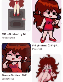 a screenshot of a video game called fnf girlfriend by dil