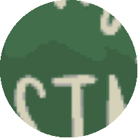 a green circle with the letters ctn on it