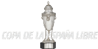 a picture of a trophy with the words copa de la espana libre below it