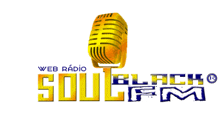 a logo for soul black fm with a microphone