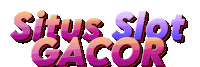 situs slot gacor is written in purple and orange letters on a white background