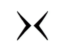 a pair of black arrows pointing in opposite directions on a white background .