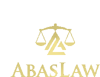 a logo for abalaw with a scales of justice on it