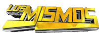 a yellow and silver logo for los mismos