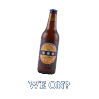 a can of light 's india pale ale says we on on the bottom