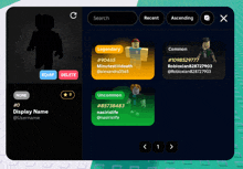 a screenshot of a roblox game showing a display name of nasirislife