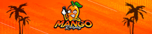 a banner for mango roleplay with palm trees on it