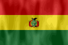 the flag of bolivia has a red yellow and green stripe