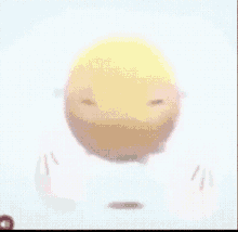 a yellow smiley face with a big smile on it