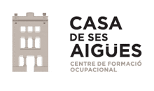 the logo for casa de ses aigues centre de formacion ocupacional