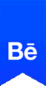 a blue banner with white letters that says ' be ' on it .