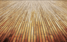 a wooden floor with a diagonal row of wooden planks