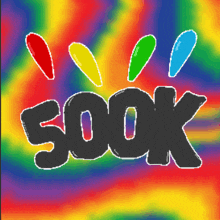 a colorful background with the word sook in the middle