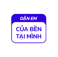 a blue and white sign that says dan em