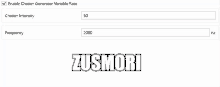 a screenshot of a chatter generator with the word zusmori at the bottom