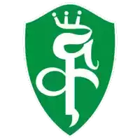 a green shield with a snake and a crown on top