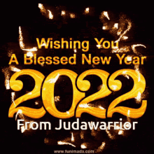 a wishing you a blessed new year from judwarrior