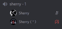 a screenshot of a discord conversation between sherry and sherry 1