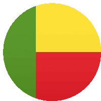 a green yellow and red circle with a black border