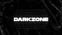 a black background with the words darkzone written on it