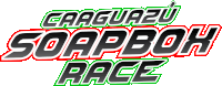 a logo for the carguazu soapbox race is displayed on a white background