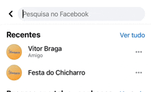 a screenshot of a facebook page showing vitor braga amigo